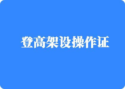 让我操操登高架设操作证